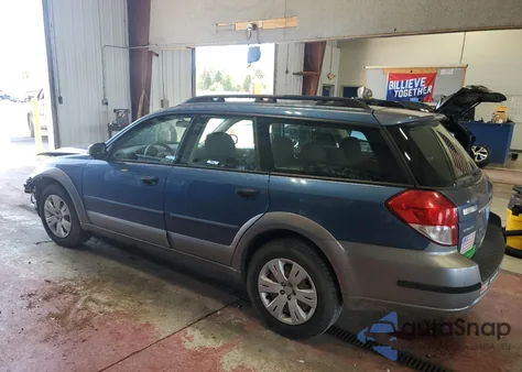 2008 Subaru Outback z USA, uszkodzony, nr VIN 4S4BP60CX87314920